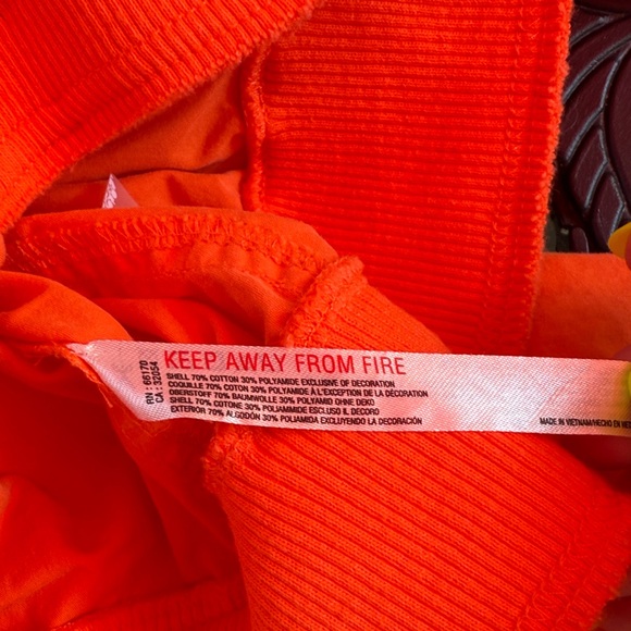 NWOT Free People FP Movement Mesmerize Me Cargo Pants in Orange Size Small - Picture 13 of 13